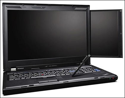 Lenovo готовит новый ноутбук с двумя дисплеями