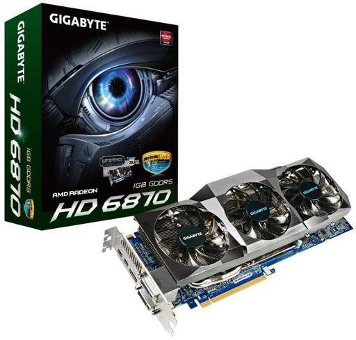 Gigabyte готовит новые видеокарты серии Radeon HD 6870